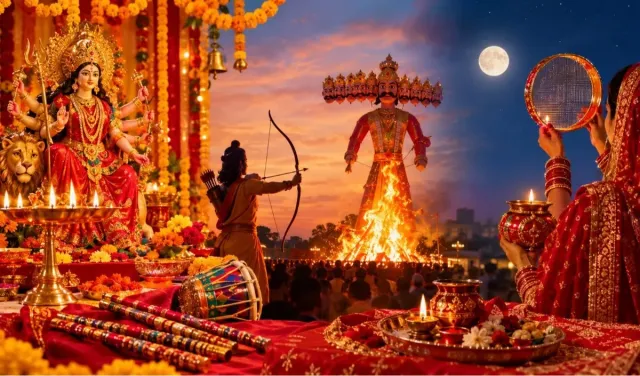 October 2026 Festival Vrat List: शारदीय नवरात्रि, दशहरा और करवा चौथ की सही तारीखें