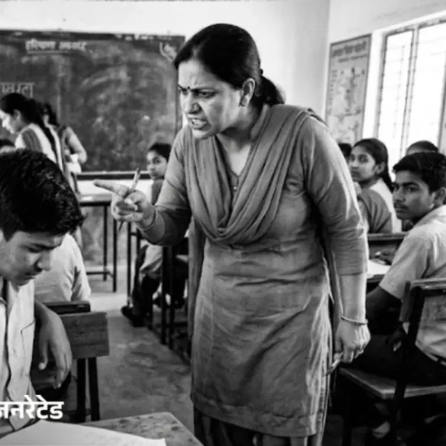 मोबाइल चलाने से टोकने पर लेडी टीचर ने स्टूडेंट पीटा:पंचकूला में भाई से फोन करा धमकी दिलाई; प्रिंसिपल बोलीं- मैडम के खिलाफ कई शिकायतें