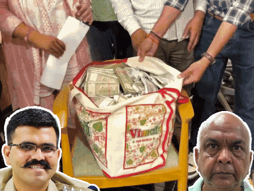 रिश्वत के 1 करोड़ रुपए 'ऊपर' देने वाला था ASP:ACB के पास दलाल-शिकायतकर्ता की रिकॉर्डिंग; एक दिन में 3 बार बदला था मिलने का वक्त