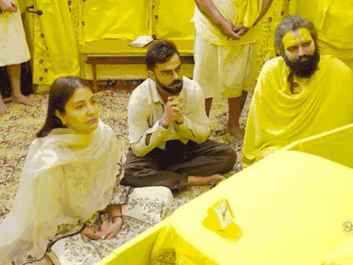 कोहली बोले- ₹5 करोड़ लेकर प्रेमानंदजी के पास नहीं गया:श्रद्धा-सम्मान की वजह से आश्रम जाता हूं; फलाहारी महाराज ने लगाए थे आरोप