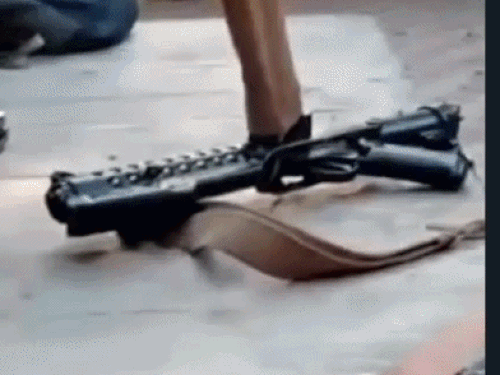 हथियारों के साथ रील डालने पर युवक पर केस:महेंद्रगढ़ कोर्ट में बनाई थी वीडियो; गन कल्चर वाला लगाया सॉन्ग