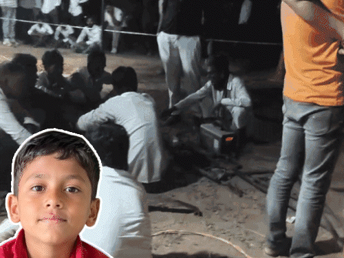 बोरवेल में फंसे 9 साल के भोमाराम की मौत:39 घंटे बाद देसी जुगाड़ से बाहर खींचा, 640 फीट गहराई पर फंसा था बच्चा