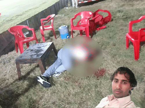 हिसार के क्रिकेट ग्राउंड में शराब ठेकेदार की हत्या:20 मिनट पहले SHO यहीं खेल रहे थे, साथ में फोटो भी खिंचवाई