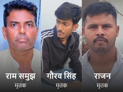 बेटे को डॉक्टर बनाना चाहते थे..अब साथ उठेगी अर्थी:चंडीगढ़ से जवान का शव लाते समय बेटे समेत 4 की मौत, पूर्वांचल एक्सप्रेसवे पर एंबुलेंस ट्रक में घुसी