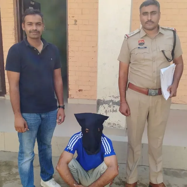 हिसार में सिर पर हमले का आरोपी गिरफ्तार:वारदात में इस्तेमाल लाठी बरामद, गाली-गलौज का विरोध करने पर विवाद