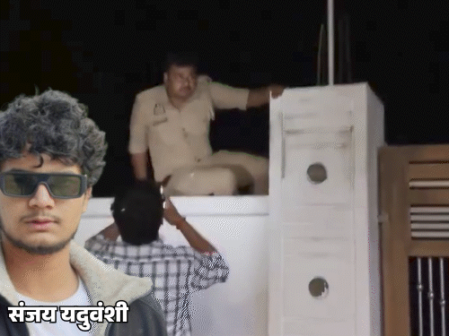 कॉमेडियन को पकड़ने आधी रात दीवार कूदकर पहुंची सुल्तानपुर पुलिस:संजय यदुवंशी के परिवार से तीखी बहस; इंस्पेक्टर बोला- मेरी पावर समझ नहीं रहे