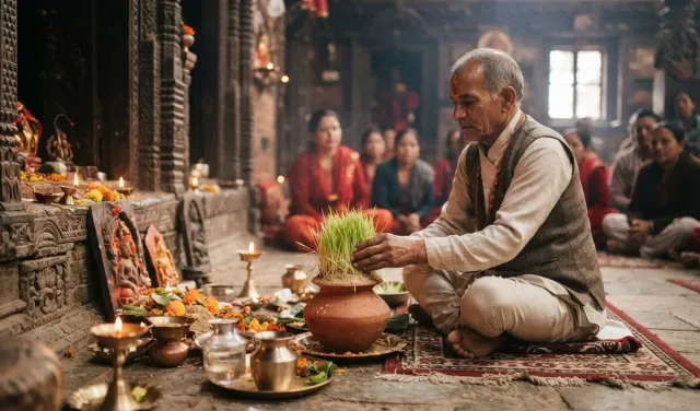 Nepal में Ghatasthapana के साथ 10-दिवसीय बड़ा Dashain उत्सव शुरू
