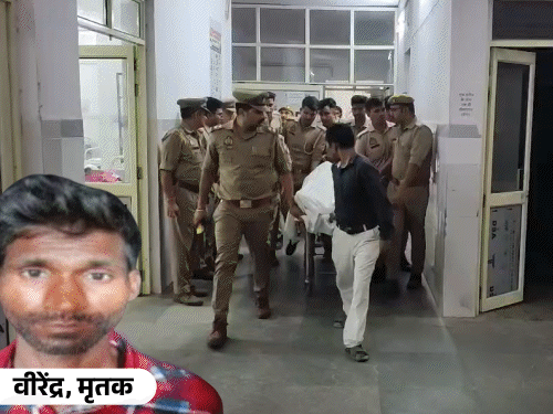 एटा में एक लाख का इनामी बदमाश ढेर:पुलिस ने सीने में गोली मारी, 5 दिन पहले ज्वेलर को लूटा था