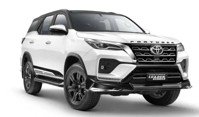 Toyota Fortuner Leader Edition भारत में लॉन्च, 36.51 लाख रुपये तय हुई शुरुआती कीमत