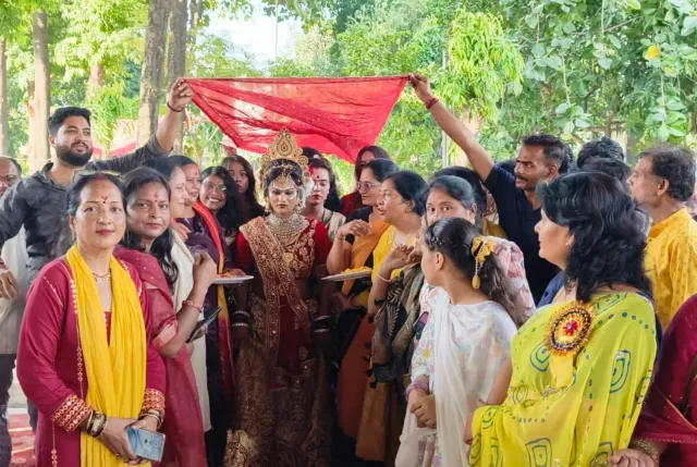 नगर निगम में पहली बार पहुंची श्रीराम बारात, गूंजे जय श्री राम के जयकारे