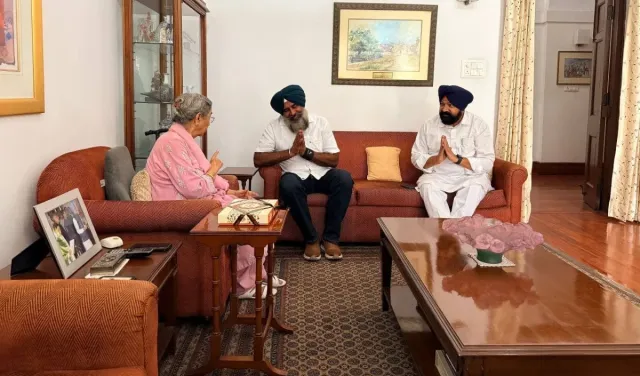 नई पारी शुरू करने से पहले Pargat Singh क्यों पहुंचे मनमोहन सिंह के घर?