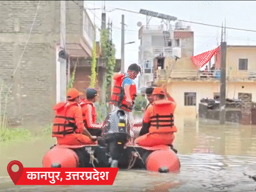 हिमाचल में लैंडस्लाइड से नदी का बहाव रुका:केदारनाथ में 1500 लोगों का रेस्क्यू; जयपुर में ओले गिरे; यूपी में 8 नदियां उफान पर