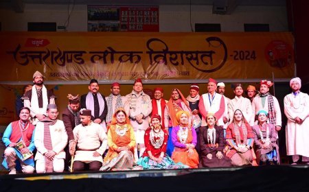 देहरादून, मुख्यमंत्री धामी लोक विरासत कार्यक्रम में सम्मिलित हुए