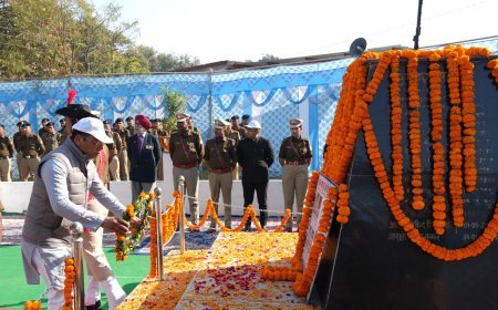 शहीदों की स्मृति में विजय दिवस जनपद भर में श्रद्धापूर्वक मनाया गया