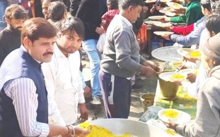 पौषबड़ा महोत्सव का आयोजन, हजारों ने पाई प्रसादी