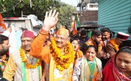 राजपुर विधायक खजान दास ने भाजपा प्रत्याशी सौरभ थपलियाल के पक्ष में जनसभाएं की
