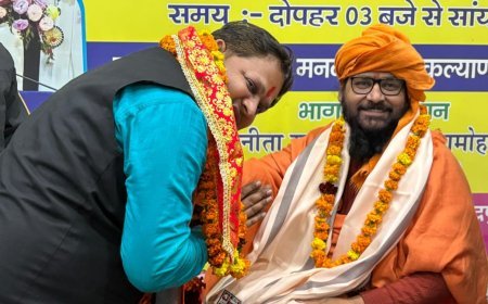 भाजपा प्रत्याशी ने मनकामेश्वर मंदिर में लिया आशीर्वाद