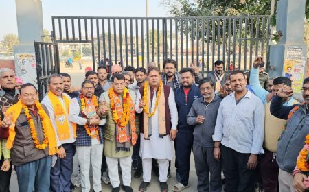 लघु व्यापारियों ने विकास शर्मा को दिया समर्थन