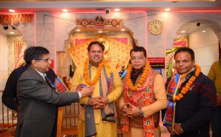 अग्रवाल समाज ने विकास शर्मा को दिया समर्थन