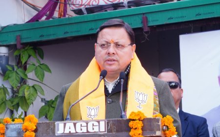 सीएम ने जारी किया निकाय चुनाव का संकल्प पत्र, धामी ने जतायी विकास की प्रतिबद्धता