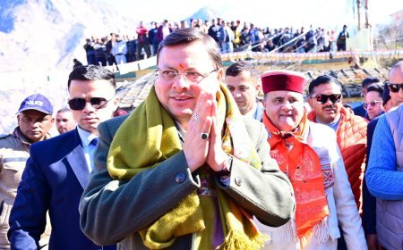 सीएम धामी ने ज्योतिर्मठ, चमोली में किया जनसभा को संबोधित*