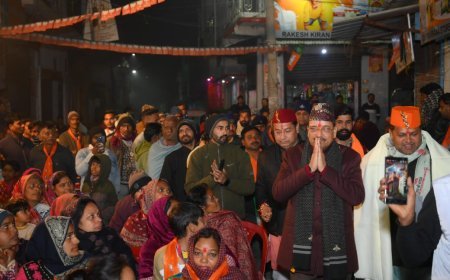 पीएम सूर्य घर मुफ्त बिजली योजना घर घर पहुंचाएंगे विकास: अजय भट्ट  वार्ड 31 और 14 में सांसद ने की नुक्कड़ सभाएं