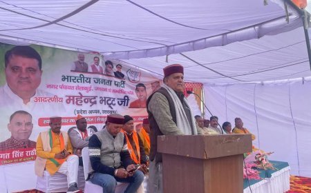 शांतिपूर्ण मतदान के लिए भट्ट ने जताया जनता का आभार, ट्रिपल इंजन पर मुहर का दावा