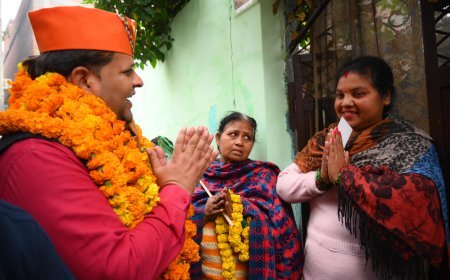 भाजपा मेयर प्रत्याशी विकास शर्मा को वाल्मीकि समाज का मिला पूर्ण समर्थन