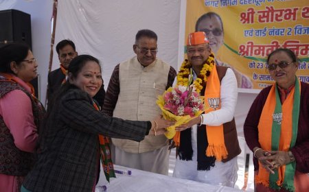 रोडवेज कर्मचारी संघ का समर्थन मिला सौरभ थपलियाल को।*