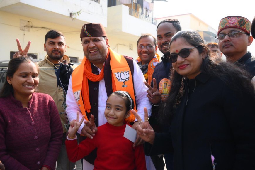 रूद्रपुर के समग्र विकास के लिए ट्रिपल इंजन की सरकार जरूरीः विकास शर्मा