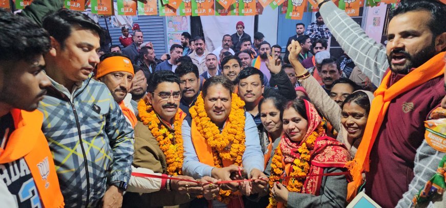 जनता के आशीर्वाद से पूरा होगा स्वच्छ,समृद्ध एवं विकसित रुद्रपुर का संकल्पः विकास शर्मा