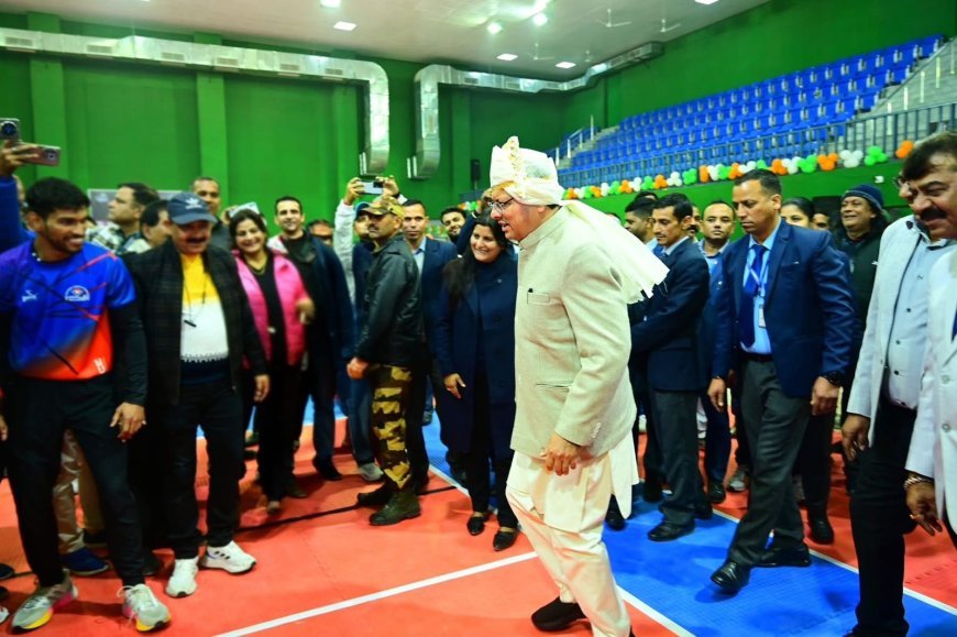 मुख्यमंत्री धामी ने हरिद्वार में 50वीं राष्ट्रीय जूनियर कबड्डी चैंपियनशिप का शुभारंभ किया