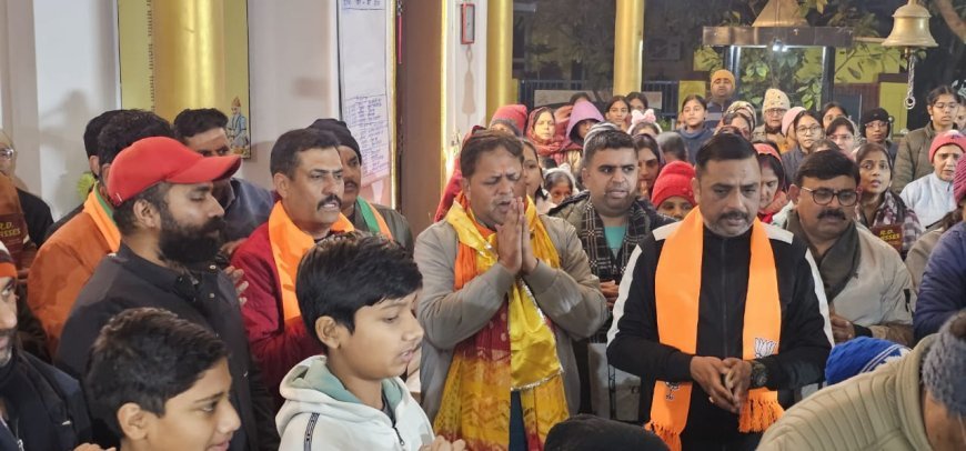 ओमेक्स में विकास शर्मा का अभूतपूर्व स्वागत