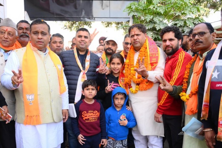नगर निगम में इस बार हैट्रिक बनायेगी रूद्रपुर की जनताः विकास शर्मा
