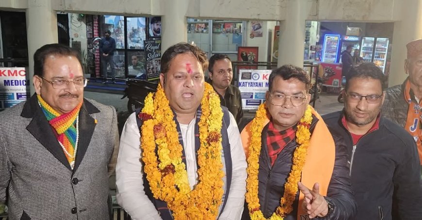 निगम में बनने जा रही है भाजपा की सरकार: विकास शर्मा