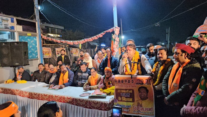 मेयर नहीं चौकीदार बनकर करूंगा सेवाः विकास शर्मा