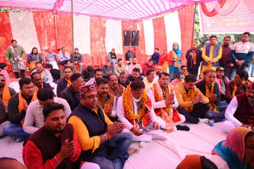 रूद्रपुर के सभी धार्मिक स्थलों का होगा सौंदर्यीकरणः विकास शर्मा