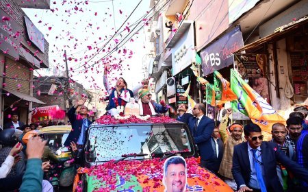 दिल्ली में चुनाव प्रचार के अंतिम दिन सीएम धामी ने विभिन्न विधानसभाओं में किए रोड शो*