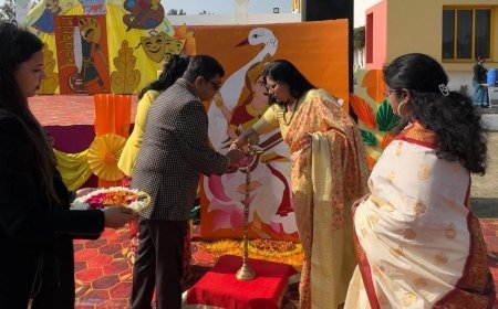 जी.डी. गोयनका में ‘कलाकृति बसंत पंचमी टैलेंट फेस्ट’ का भव्य आयोजन सफल रहा