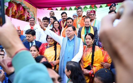 यमुना नदी की स्वच्छता को लेकर अरविंद केजरीवाल ने केवल राजनीतिक रोटियां सेकी हैं - सीएम धामी*