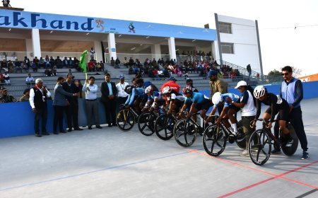 मुख्यमंत्री धामी द्वारा स्पोर्टस स्टेडियम वैलोड्रोम में साइकिलिंग पदक विजेताओं को पुरूस्कार वितरण किया जायेगा