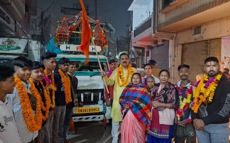 ठुकराल ने कांवरियों के जत्थों को हरिद्वार के लिए किया रवाना*