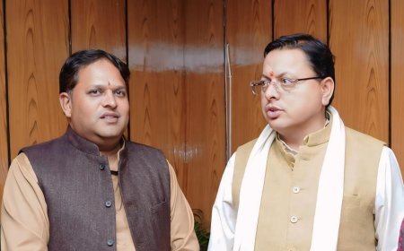 महापौर ने सीएम के सामने रखा विकास का रोडमैप