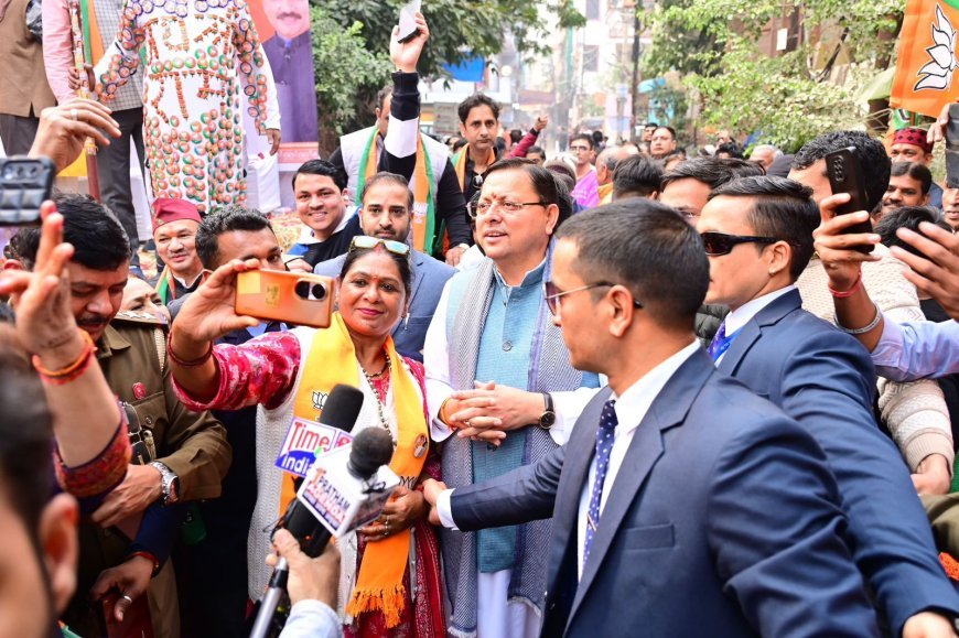 भाजपा की डबल इंजन सरकार बनाने को बेताब है दिल्ली की जनता*