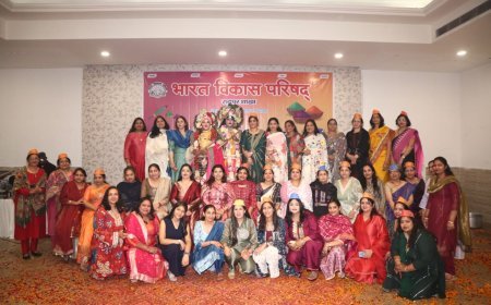 भारत विकास परिषद रुद्रपुर शाखा द्वारा होली मिलन समारोह का आयोजन*