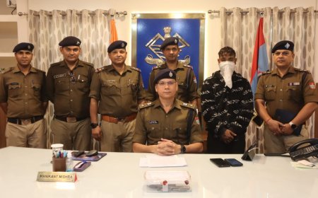 दिनेशपुर क्षेत्र में फायरिंग कर दहशत फैलाने वाले आरोपी को पुलिस ने मात्र 7 घण्टे में दबोचा ।