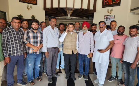 विधायक शिव अरोरा से मिला किसानो का प्रीतिनिधिमंडल!*