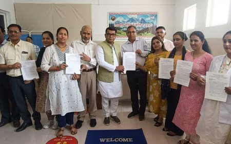 विधायक शिव अरोरा ने रुद्रपुर मेडिकल कॉलेज मे 245 नर्सिंग स्टॉफ को सौपे नियुक्ति पत्र! विधायक बोले धामी सरकार मे आई नियुक्ति मे पारदर्शिता*