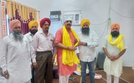 बैसाखी पर्व पर पूर्व विधायक ने बधाई दी व समस्त संगत के उज्जवल भविष्य की कामना की
