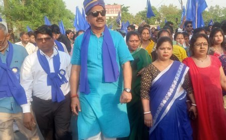 भारत रत्न बाबा साहेब डा भीम राव अंबेडकर की जयंती भीम आर्मी की ओर से ट्रांजिट फुटबाल मैदान में धूमधाम से मनाई गयी